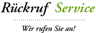 Rückruf Service. Wir rufen Sie an!